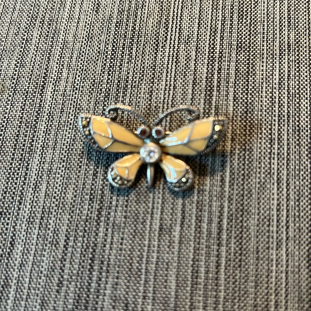 Enamel butterfly pin